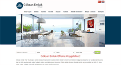 Desktop Screenshot of goksanemlak.com